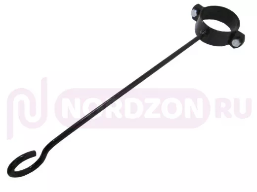 Держатель для кашпо  и вазона с цветами металлический на трубу диаметром 50 мм 