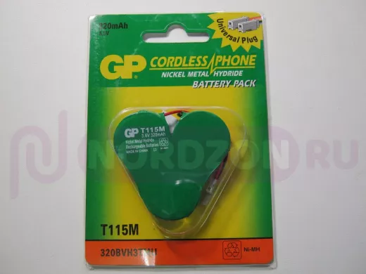 Аккумуляторы  GP T-115 (280mA 3.6V)
