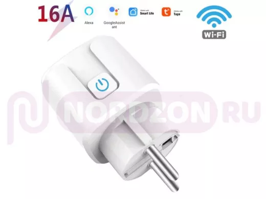 Орбита OT-HOS07 Умная розетка (1 гнездо,16А,Wi-Fi)