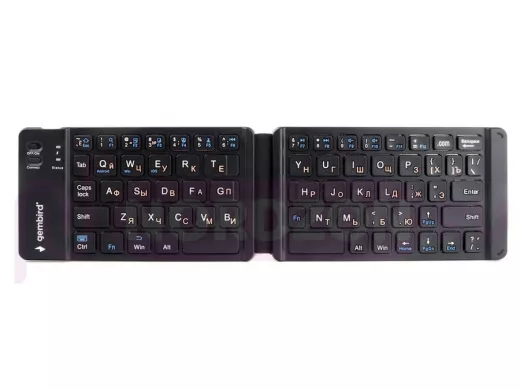Беспроводная клавиатура Gembird KBW-6, 67кн., Bluetooth, складная, ультра тонкая