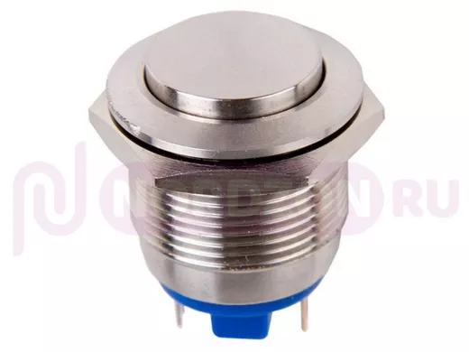 Кнопка  антивандальная диаметр 19мм  Б/Фикс (2с) (ON)-OFF выпуклая  REXANT