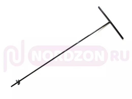 "PODPORA  VRTAK 12" бур диаметром 52мм, высота 1м, ручка 0,36м для заборов PODPORA-VYSOKY, OBROVSKA