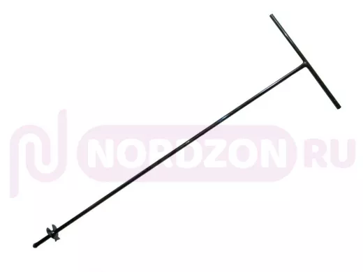 "PODPORA  VRTAK 12M" ЧЁРНЫЙ бур с клином, д.52мм, высота 1м, для заборов PODPORA-VYSOKY, OBROVSKA