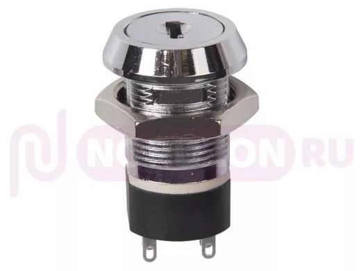 Выключатель ключ диам 19 250V 2А (4с) ON-ON  REXANT