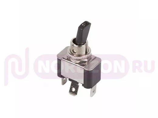 Тумблер 12V 30А (3c) ON-OFF однополюсный  с красной LED подсветкой 36-4350-01 (БЛИСТЕР) 1шт