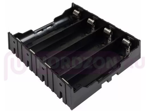 Батарейный отсек для 4 х18650  Li-ion (на плату)
