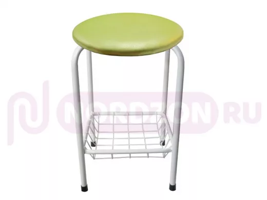 Табурет с подставкой для ног и корзинкой для вещей 