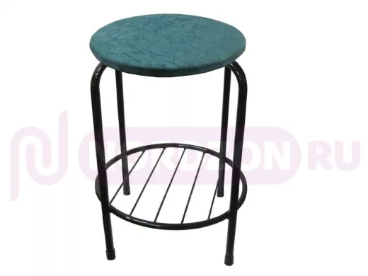 Табурет с подставкой для ног и полкой 