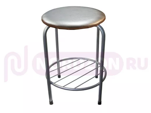 Табурет с подставкой для ног и полкой 