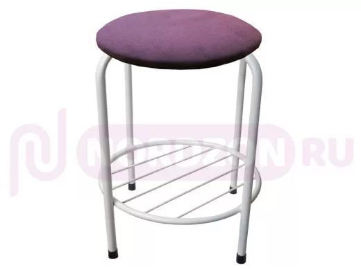 Табурет с подставкой для ног и полкой 
