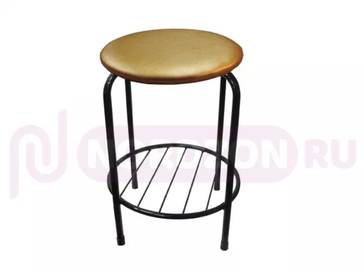 Табурет с подставкой для ног и полкой 