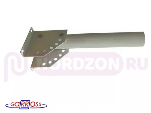 Кронштейн для прожектора "КОБРА-3-211010" серый настенный с наклоном, вылет 0,35м, диаметр 51мм