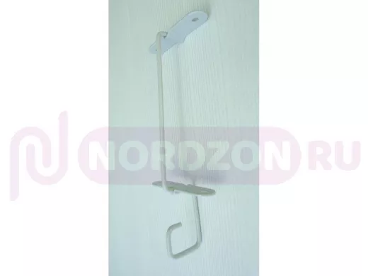 Держатель для подвесной полки с намотчиком провода "LOFTOM-213517" 21х4см, цвет серый