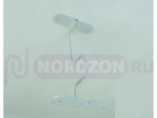 Держатель для подвесной полки с намотчиком провода снизу 