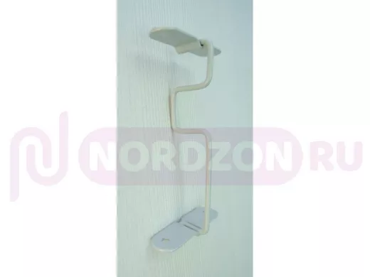 Держатель для подвесной полки с намотчиком провода сверху "LOFTOM-213522" 14,5х2,4см, цвет серый