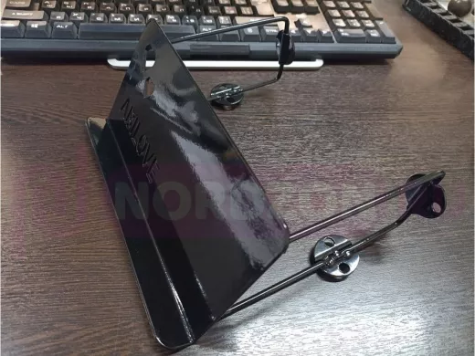 Стальной (гориз.) держатель телефона и полки к стене 