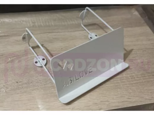 Стальной (гориз.) держатель телефона и полки к стене 