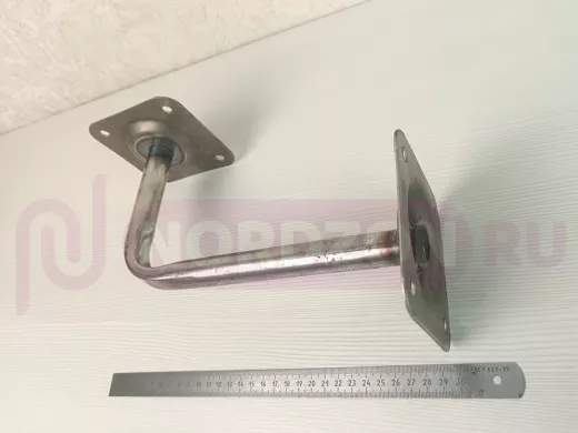 Кронштейн для парящих полок, 20 х 30 см, к стене "LOFTOM-215625" белый, основания 11х11см