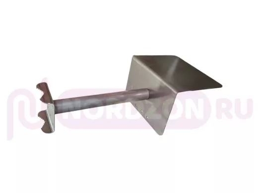 Кронштейн с козырьком для видеокамеры на трубу 15...51мм вылет 20см 