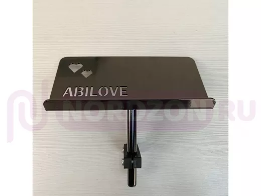 Стальной поворотный держатель телефона 20х10 см на ножку подставки 12мм 