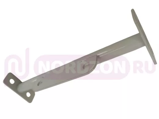 Кронштейн для скрытого крепления полок и панели, 12х165мм, серый, 1шт 