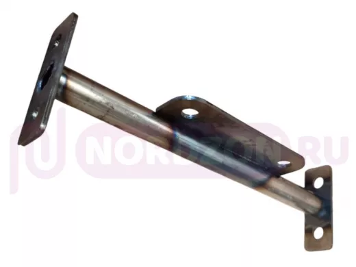 Кронштейн для скрытого крепления полок и панели, 12х165мм, черный, 1шт 