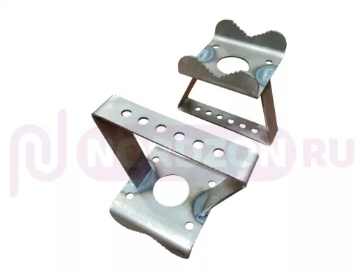 Кронштейн усиленный для прожектора на трубу 16 - 51мм с отверстием 