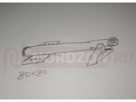 Кронштейн для прожектора вылет 1 метр 