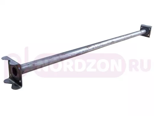 Кронштейн для параллельных труб диаметром от 15 до 51мм длина 100см "HIWOLL-217081" стальной, серый