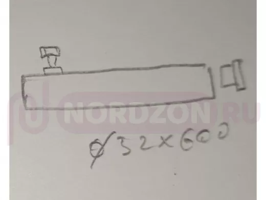 Секция антенная 60 см с заглушкой 