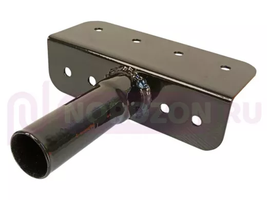 Кронштейн антенный, верхняя площадка  5х15см "ТОРЕЦКРЕП-217444" черный, диаметр 32мм, обжат на конце