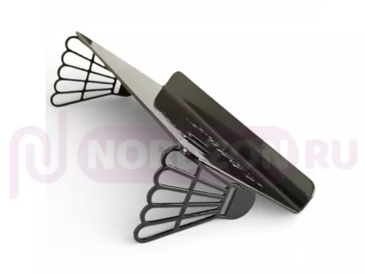 Держатель бадминтонный подарочный для планшета или двух телефонов, 20х10см, черный 