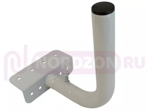Кронштейн антенный на торец крыши, поворотный, вверх 50 см, 5х15см "ТОРЕЦКРЕП-217483" серый, 32мм