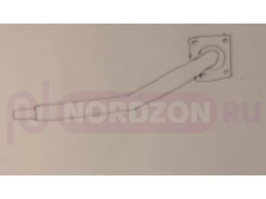 Поручень, конечный, угол 35гр, 80см, левый 