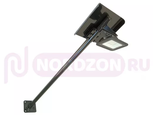 Кронштейн с козырьком для прожектора к стене, вылет 1 метр, диаметр 32мм 