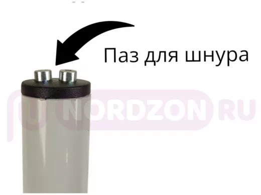 Заглушка диаметром 32мм с двумя ограничителями 