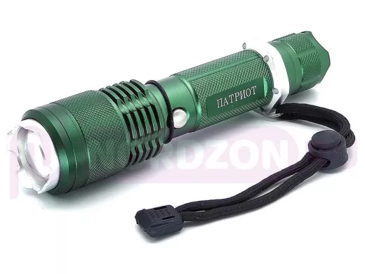 Фонарь  ручной Патриот SL-TS20 (1L, 18650.,ZOOM)/10/60