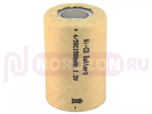 Аккумуляторы для шуруповерта 4/5SC 1500мАч 1,2 В Орбита Ni-Cd (цена за 1шт)