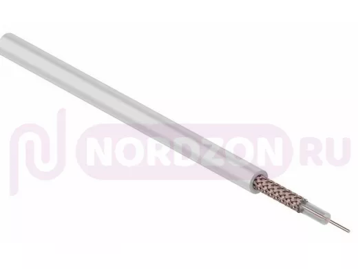 РК-75-3-32А кабель коаксиальный 75 Ом, (бухта 300м), белый  REXANT