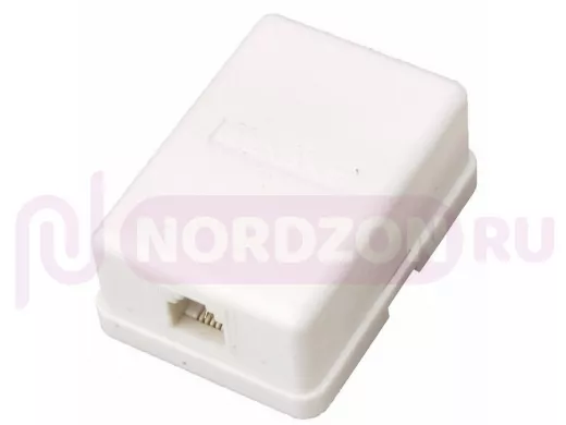 Телефонная розетка 1 гн. RJ-11(6P-2C), внешняя (50 шт/уп)  PROconnect