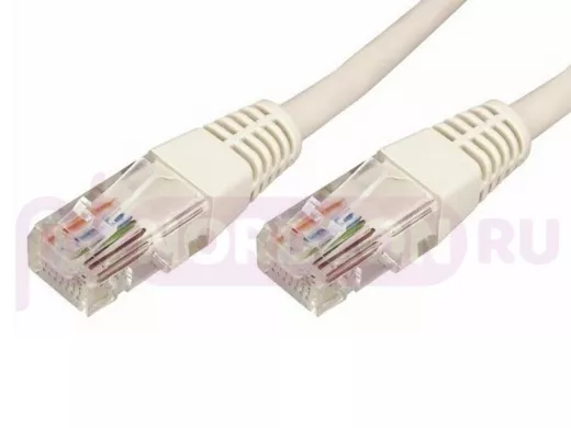 Патч-корд REXANT 25 метров  UTP 5e кат. литой  25М  СЕРЫЙ