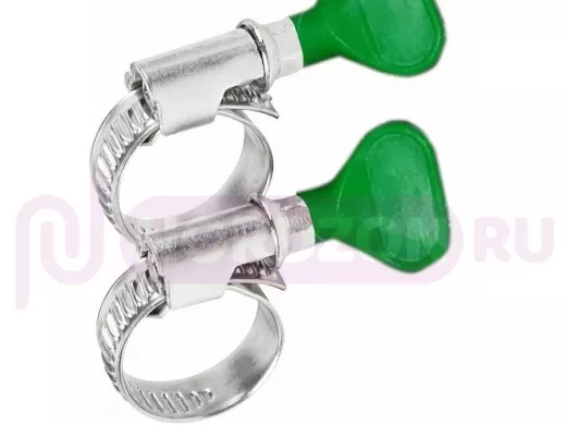 Хомут червячный цинк  32-50 мм с ключом W "ABI-27460"