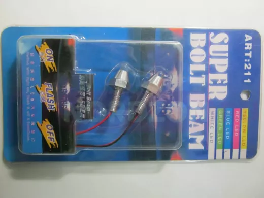 Авто подсветка 2-ая в болте ART:211 синяя