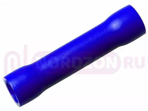 Соединительная гильза изолированная L-26 мм 1.5-2.5 мм? (ГСИ 2.5/ГСИ 1,5-2,5) синяя REXANT