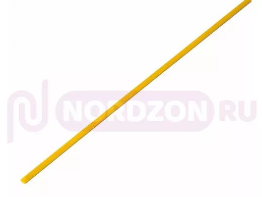 1.0 / 0.5 мм 1м термоусадка желтая  REXANT