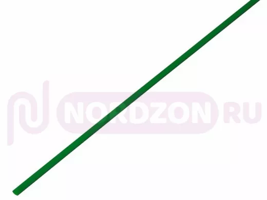 1.0 / 0.5 мм 1м термоусадка зеленая  REXANT