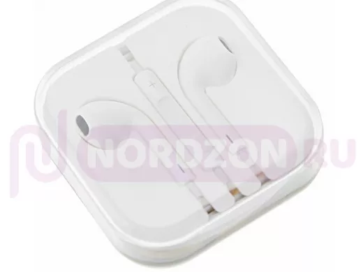 Гарнитура  с микрофоном белые