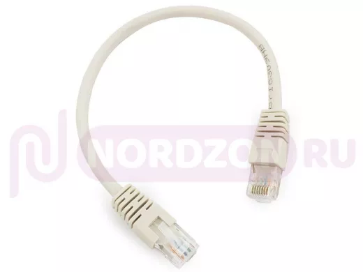 Патч-корд Cablexpert PP6U-0.25M кат.6, 0.25м, UTP, литой, многожильный (серый) PP6U-0.25M