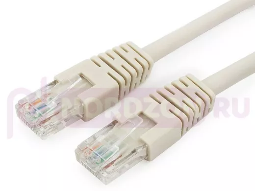Патч-корд Cablexpert PP6U-1M кат.6, 1м, UTP литой, многожильный (серый) PP6U-1M