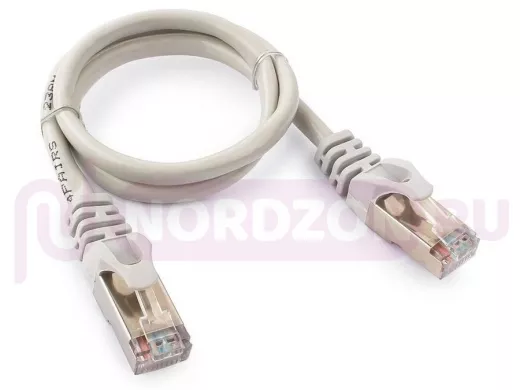 Патч-корд Cablexpert PP22-0.5m кат.5e, 0.5м, FTP, литой, многожильный (серый) PP22-0.5M